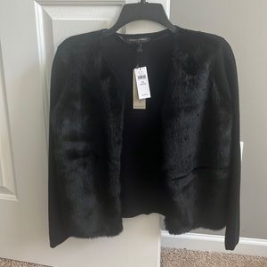 Banana Recipe Faux Fur Sweater